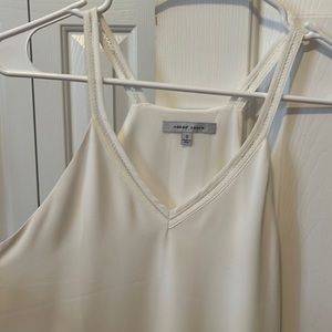 Naked Zebra White Tank Top